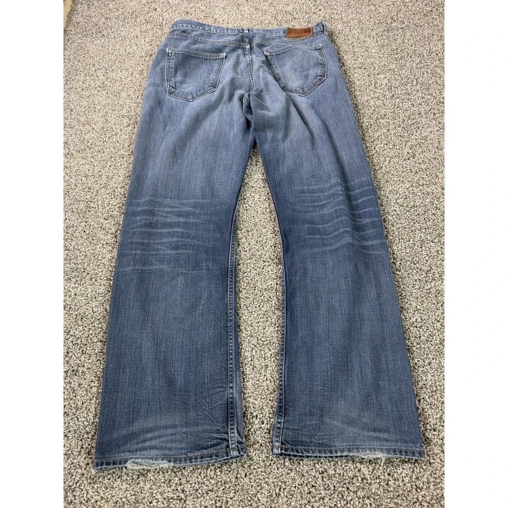 Banana Republic Relaxed Straight Jeans Men's Size 35X32 Blue Baggy